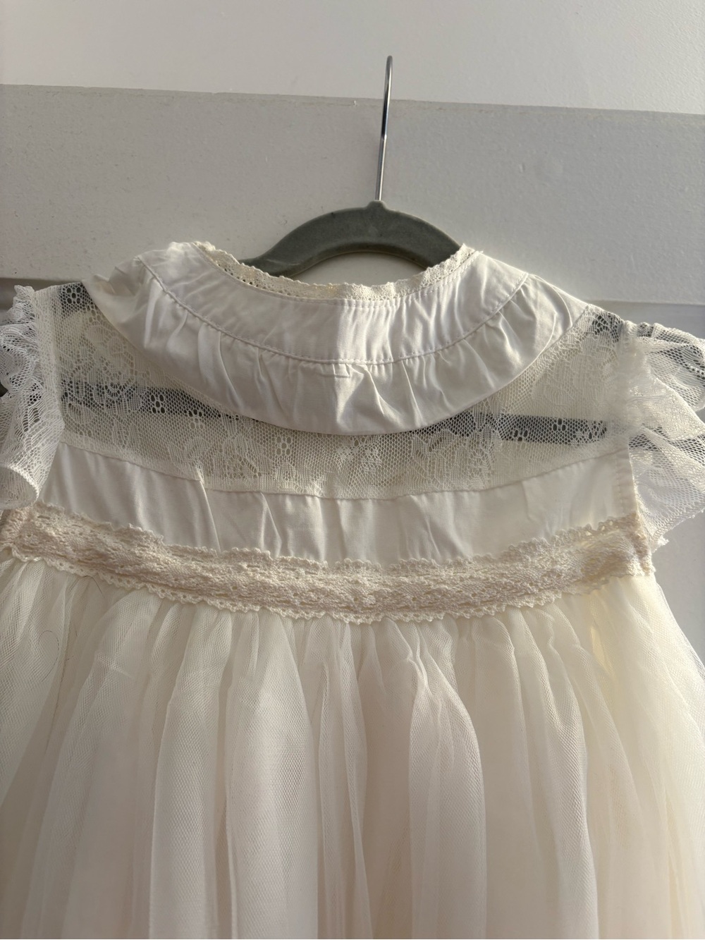 Delicate Ivory Lace Tulle Dress